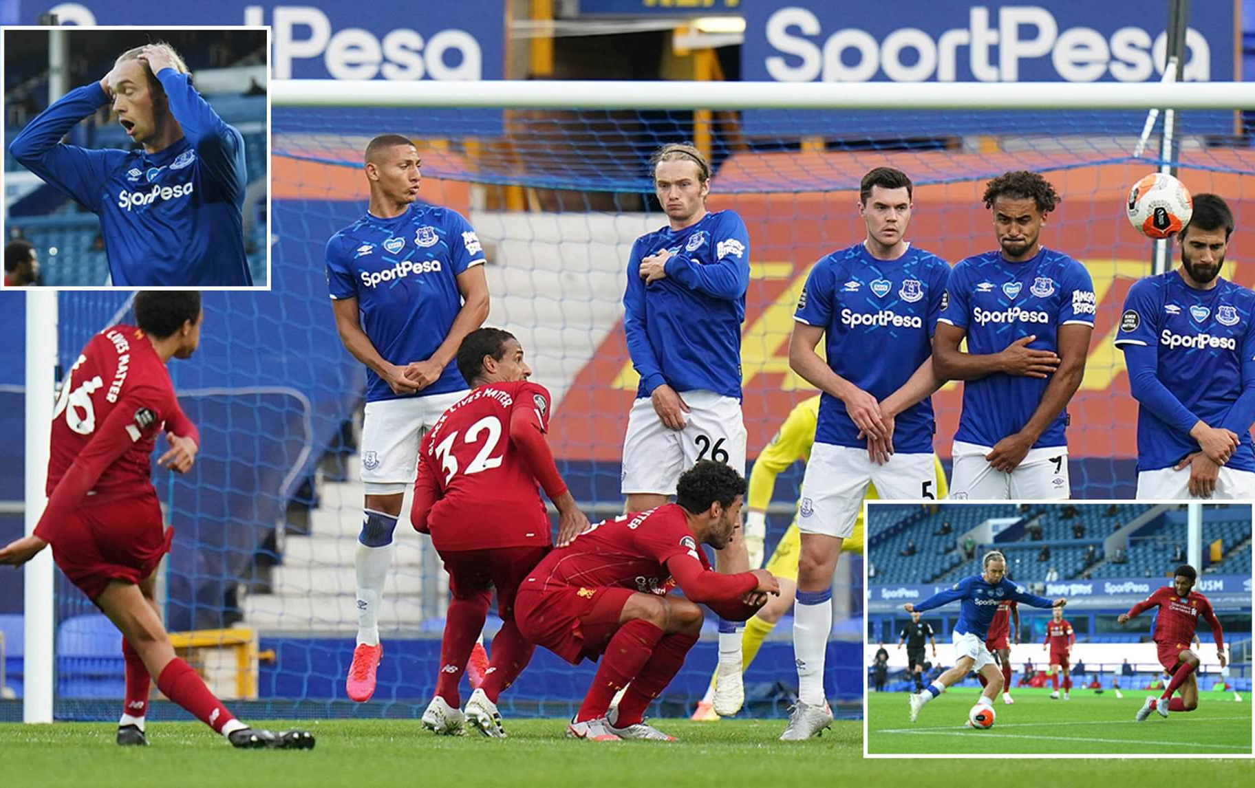 Vòng 6 Ngoại hạng Anh: Liverpool hòa tiếc nuối trước Everton

